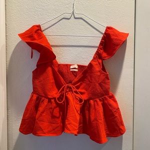 Urban Outfitters Red Top Size Medium
